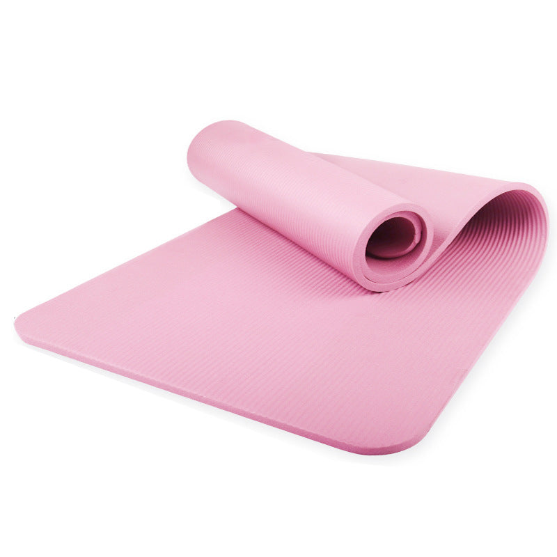 Nbr yoga mat thickened, widened and lengthened for female beginners, home use for men, sports and dance floor mat equipment